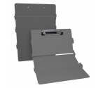 4-Fold ISO Clipboard - Silver